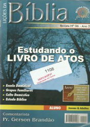 Capa de Livro: Bíblia - Estudando o livro de Atos