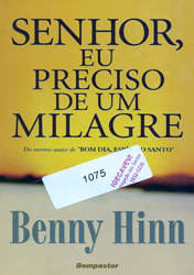 Capa de Livro: Senhor - Eu preciso de um milagre