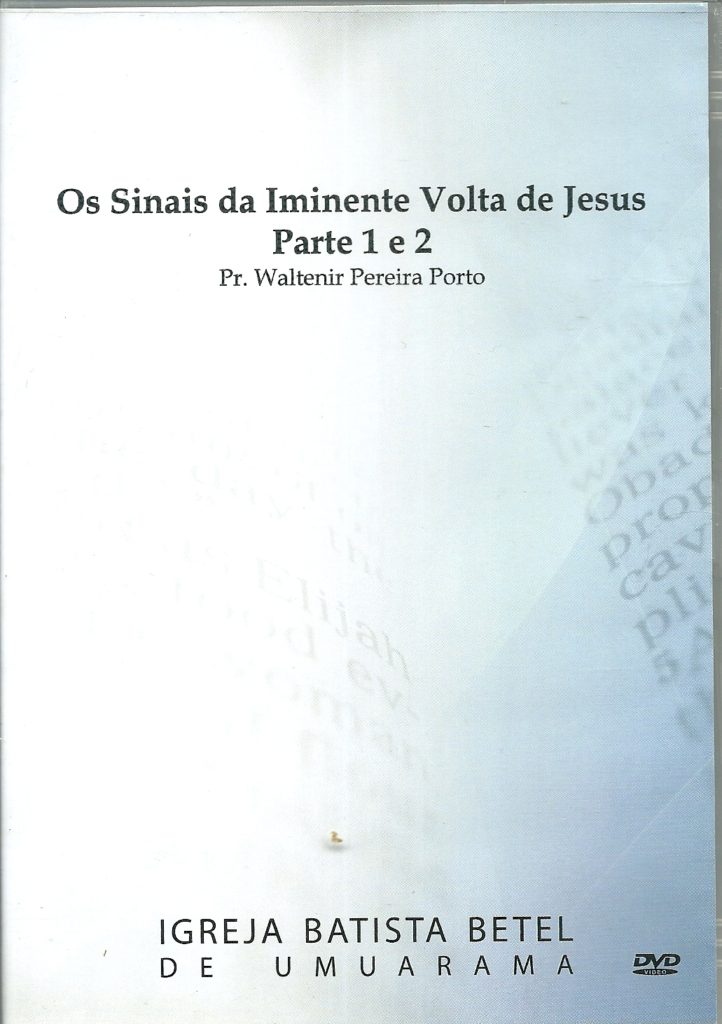 Capa de Livro: Os sinais da Iminente Volta de Jesus  - Parte 1 e 2