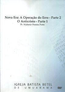 Capa de Livro: Nova Era: A Operação do Erro - Parte 2 - O Anticristo - Parte 1