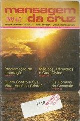 Capa de Livro: Mensagem da cruz